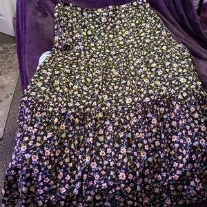 Size 14 long floral skirt